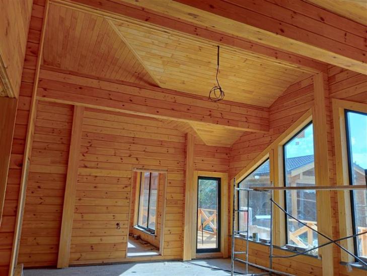 Дом и беседка из клееного бруса в Темиртау