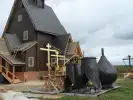 Церковь трех святых игуменов в с. Лапшанга