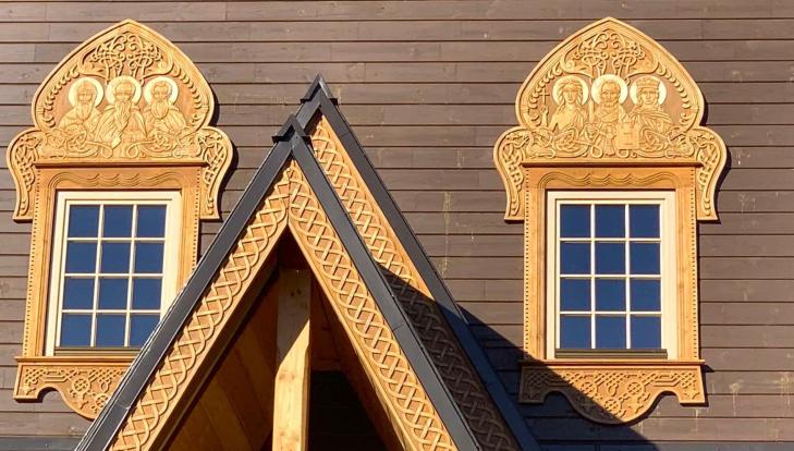 Церковь трех святых игуменов в с. Лапшанга