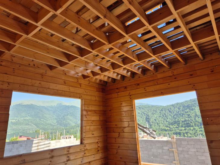 Загородный дом из бруса в Армении