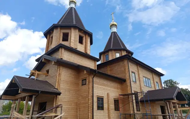 Храм из клееного бруса в Городце