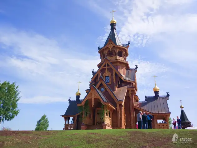 Проект Троицкой церкви в с. Бармино. Вид со стороны паперти