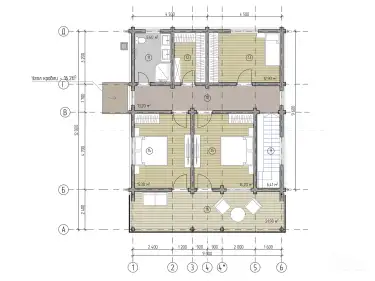 Планировка 2 этаж. Дом-шале «Лаутер»