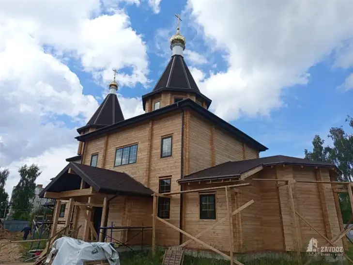 Проект православного Храма Святителя Николая - 5321. Вид со стороны алтаря